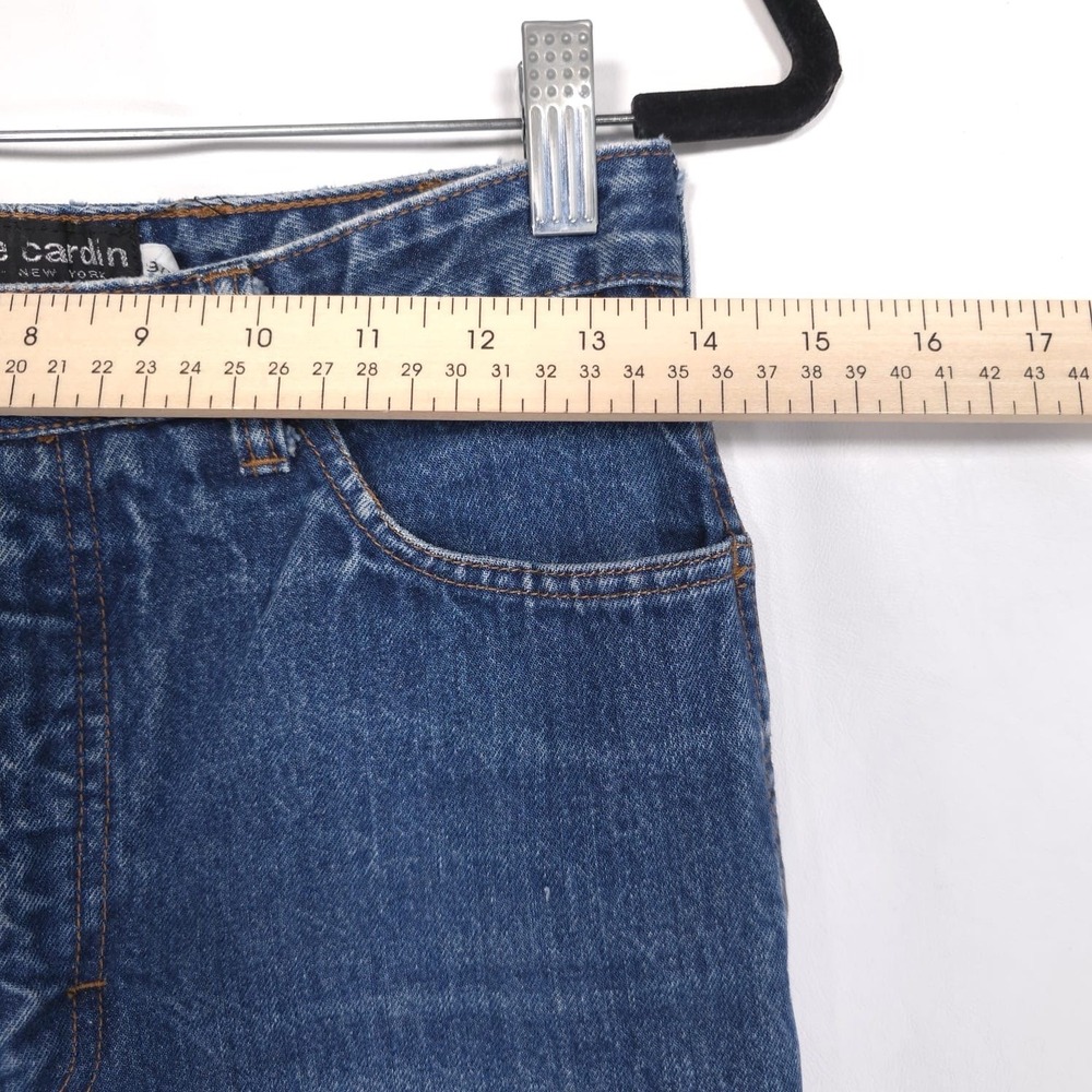 Vintage PIERRE CARDIN Women's Jeans 9/10 British Made Crown Colony of Hong Kong - Picture 3 of 10